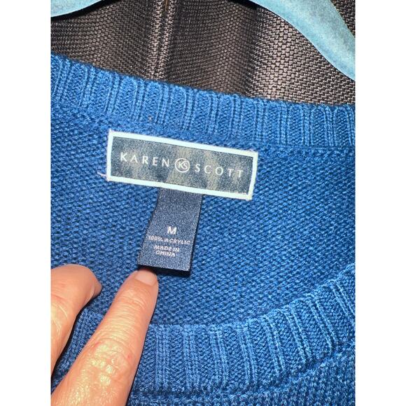 Ugly Christmas Sweater Xmas Size Medium Cat - Picture 2 of 3